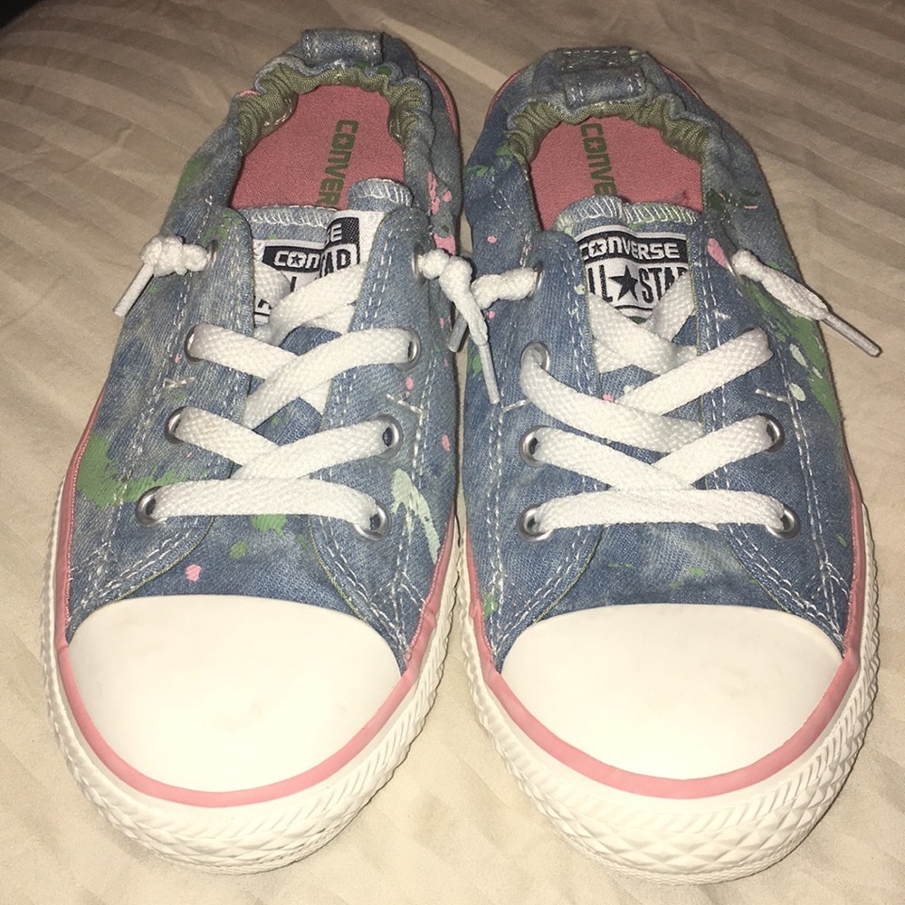 Girls slip on converse
